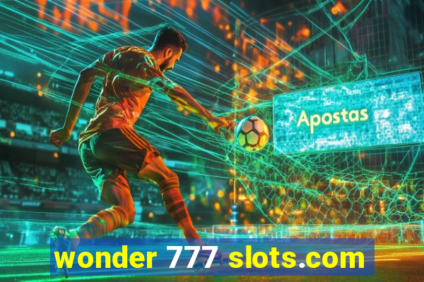 wonder 777 slots.com