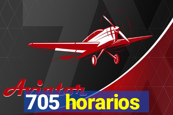 705 horarios