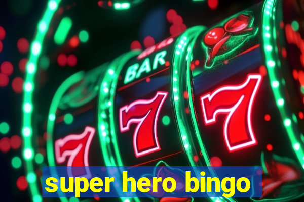 super hero bingo