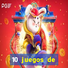 10 juegos de casino nombres