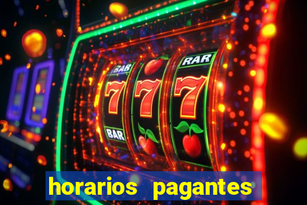 horarios pagantes fortune tiger