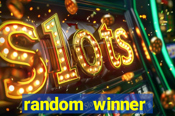 random winner triple play slot