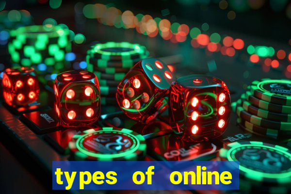 types of online casino games