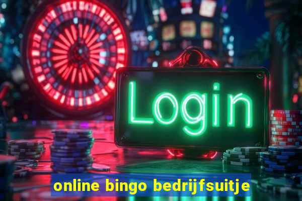 online bingo bedrijfsuitje