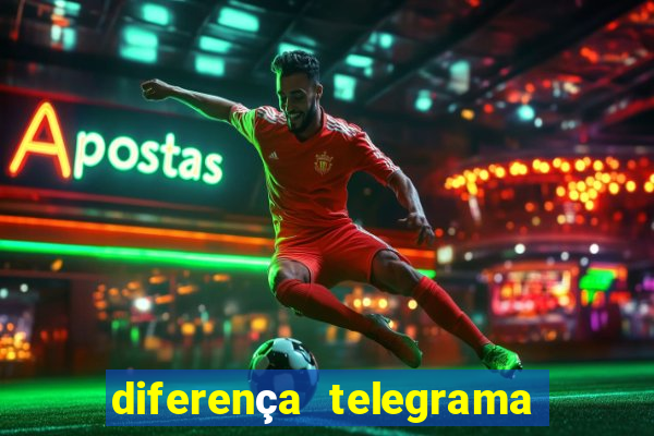 diferença telegrama e carta