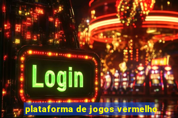 plataforma de jogos vermelho