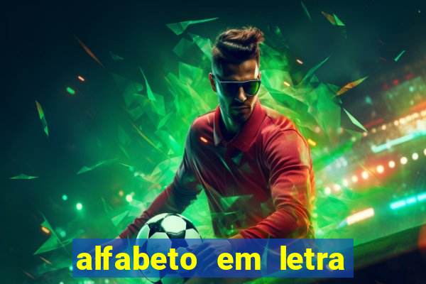 alfabeto em letra de pichação