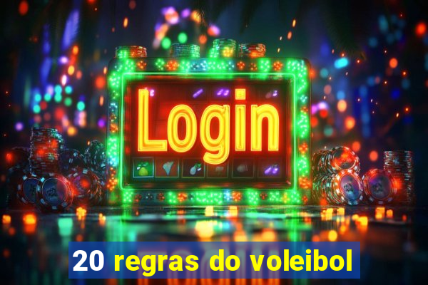 20 regras do voleibol