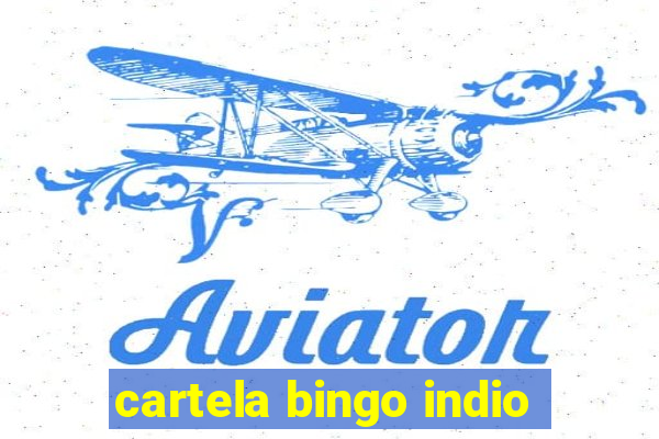 cartela bingo indio