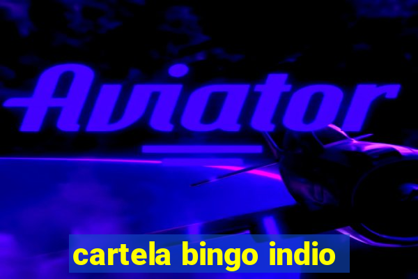 cartela bingo indio