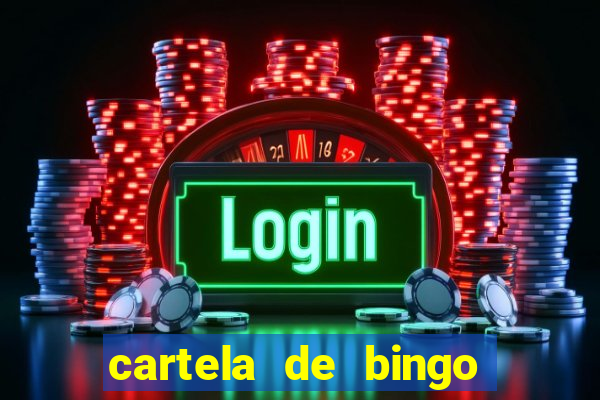 cartela de bingo vazia para imprimir