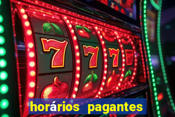 horários pagantes slots pg