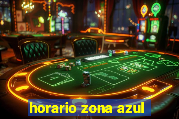 horario zona azul