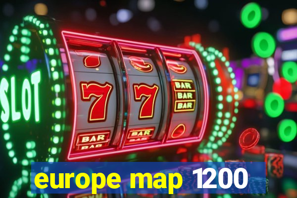 europe map 1200