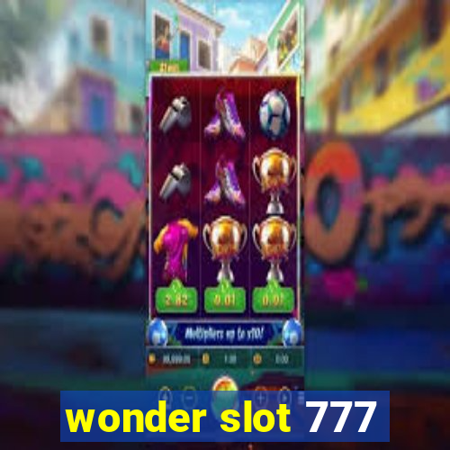 wonder slot 777