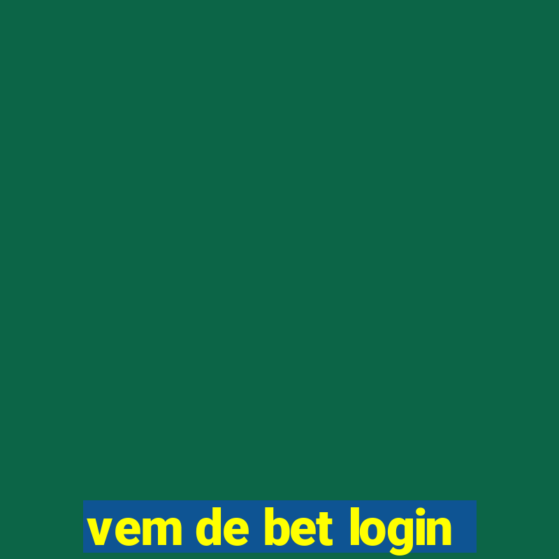 vem de bet login