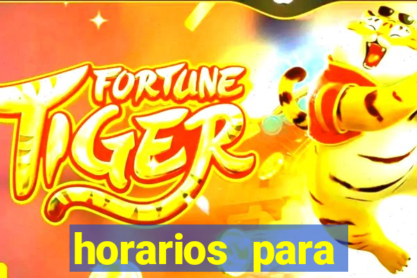 horarios para ganhar no fortune tiger