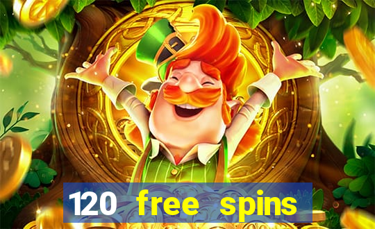 120 free spins online casino promotion