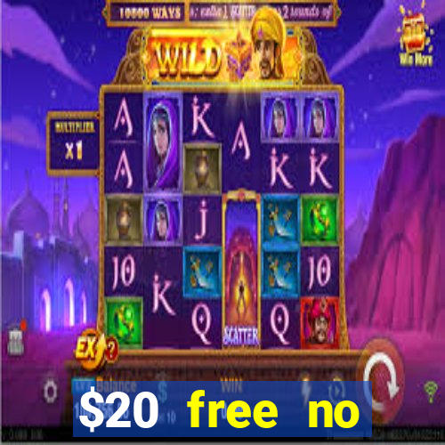 $20 free no deposit casino us 2020