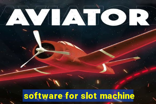 software for slot machine