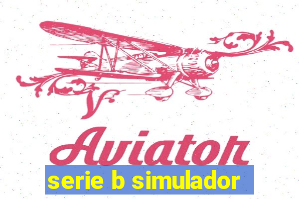 serie b simulador